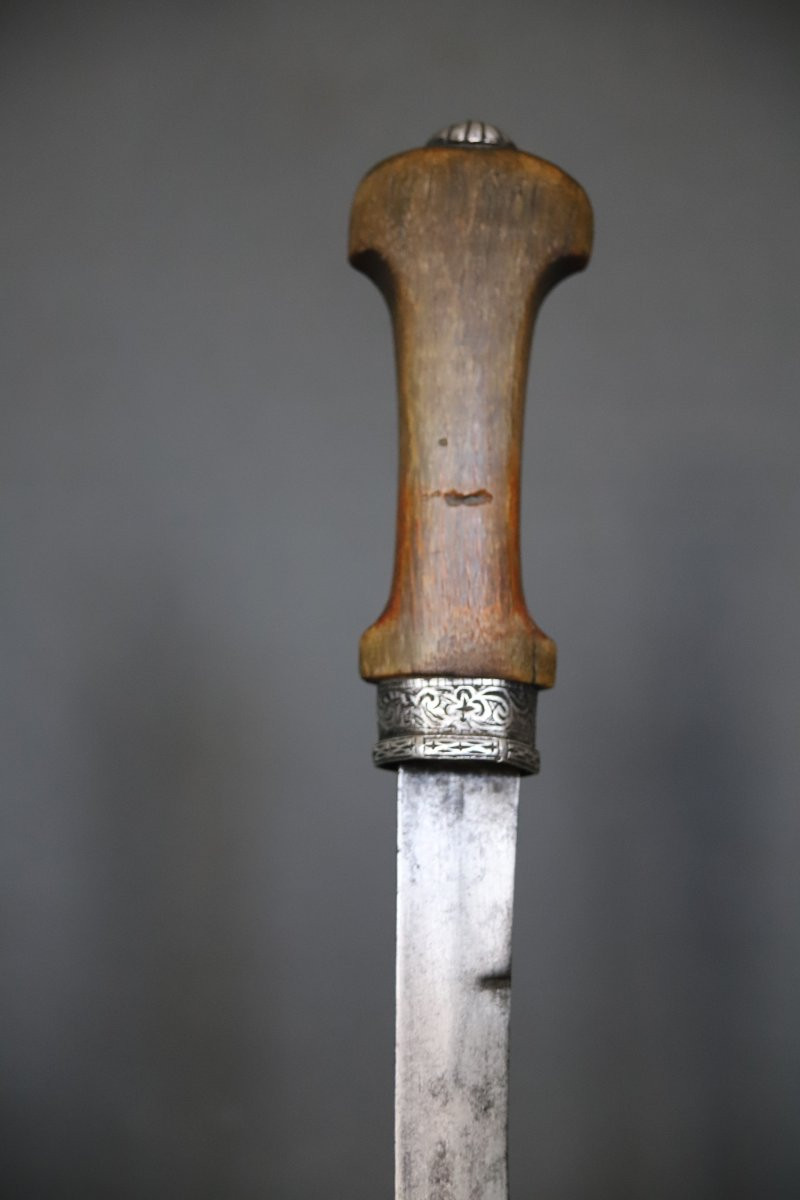 Dague Marocaine dite koumya, argent et corne blonde - Maroc, 19ème siècle-photo-6
