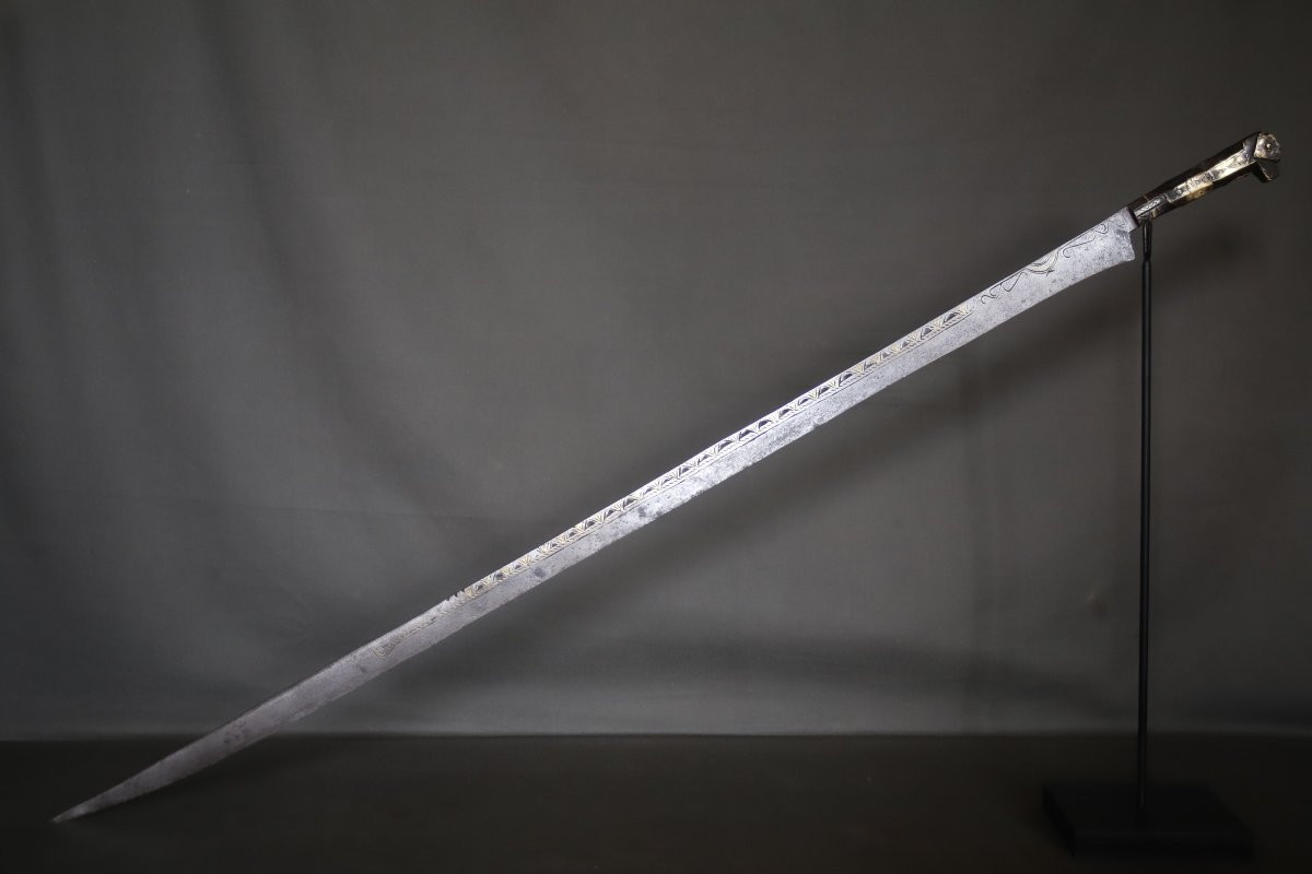 Long sabre Kabyle dit flissa - Algérie, Kabylie, 19ème siècle -photo-3