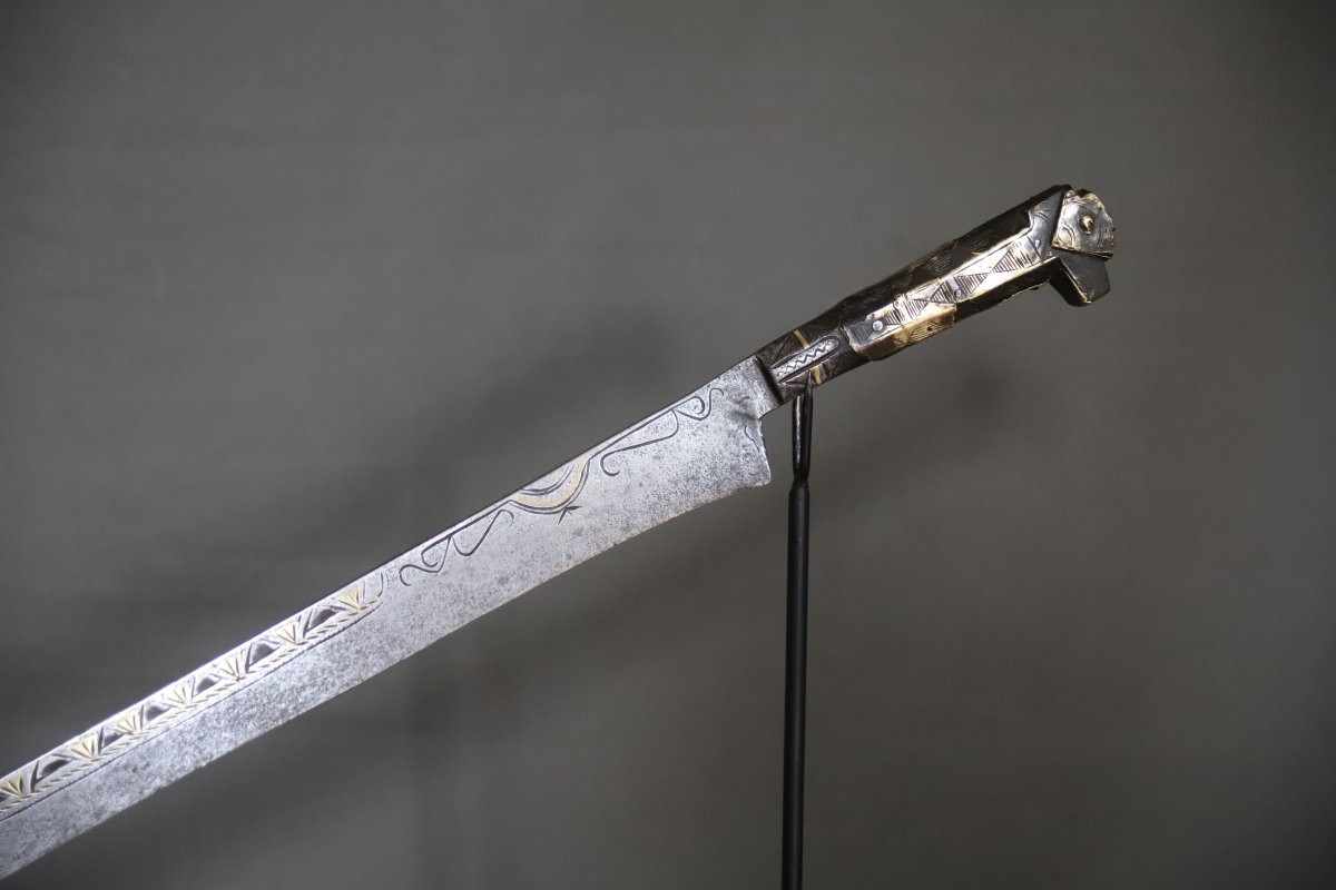 Long sabre Kabyle dit flissa - Algérie, Kabylie, 19ème siècle -photo-4