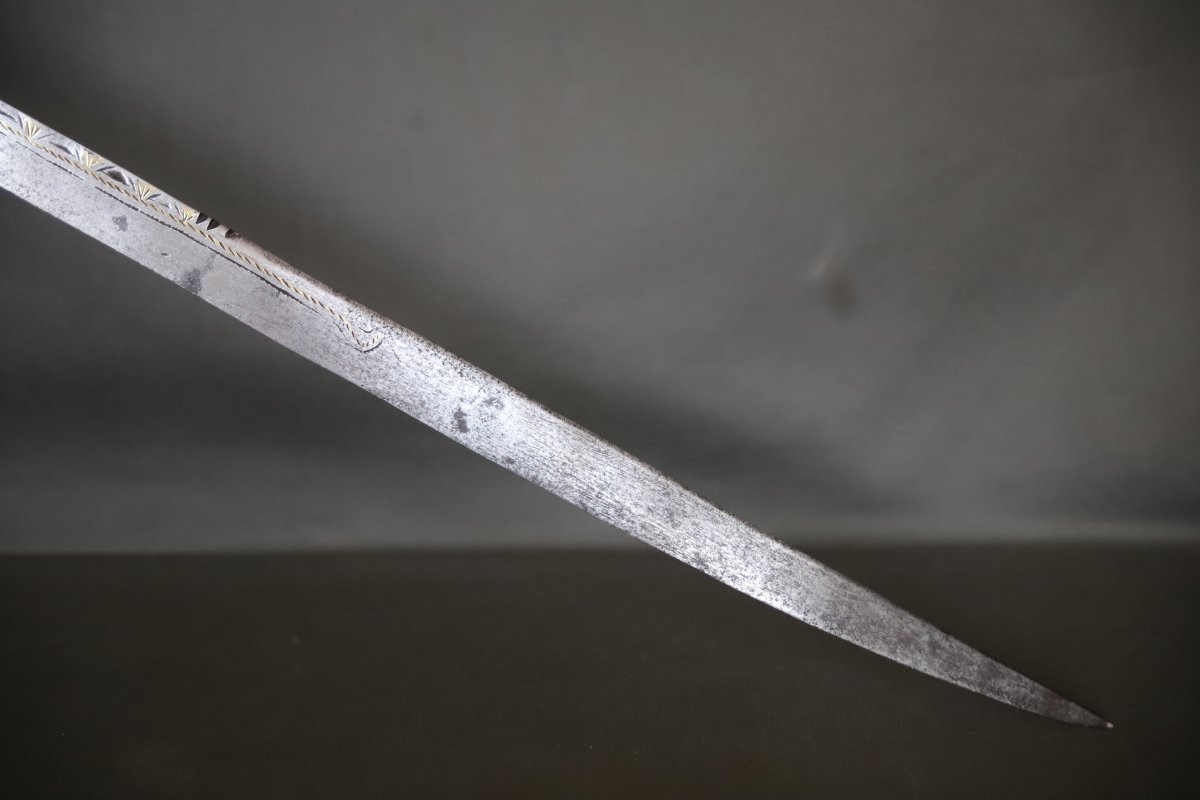 Long sabre Kabyle dit flissa - Algérie, Kabylie, 19ème siècle -photo-3