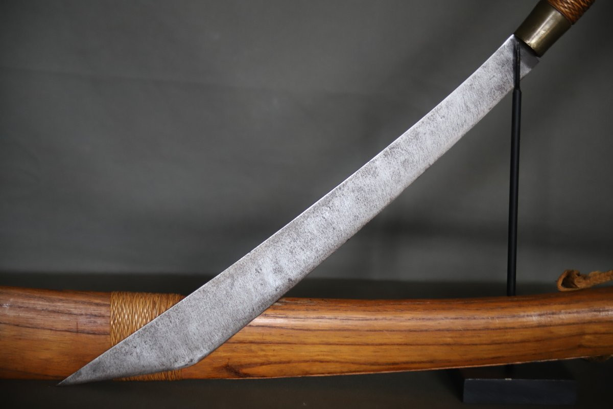 Vietnamese Dha Sword - Indochina, Vietnam, Circa 1950-photo-6