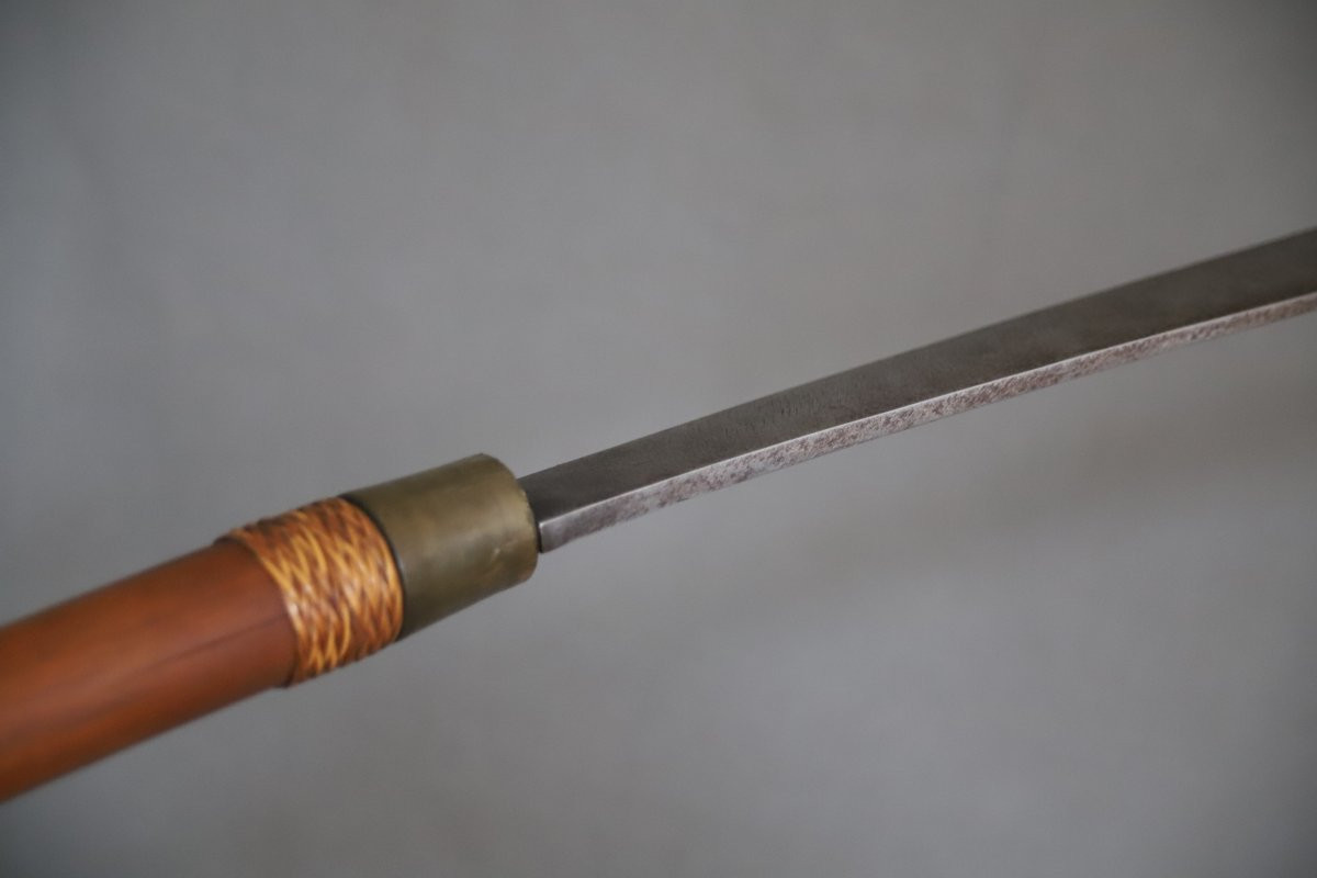 Vietnamese Dha Sword - Indochina, Vietnam, Circa 1950-photo-7