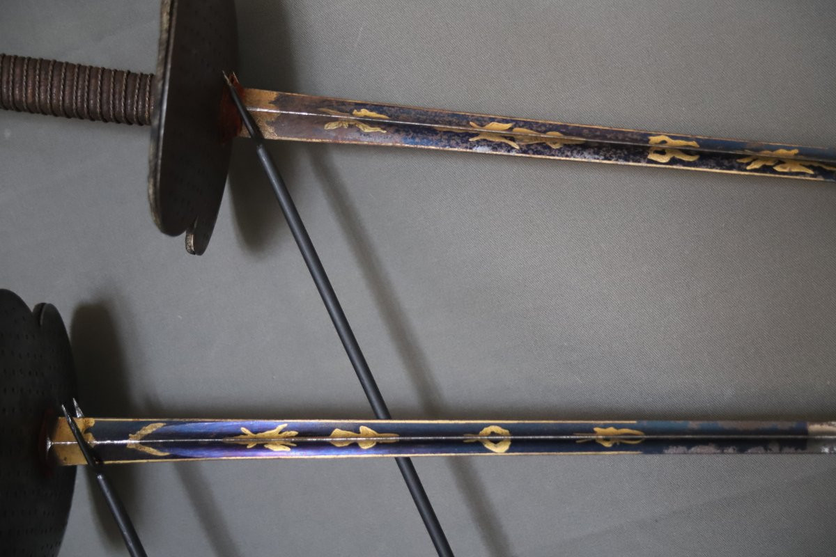 Pair Of Dueling Swords - France, Circa 1830-1840-photo-1