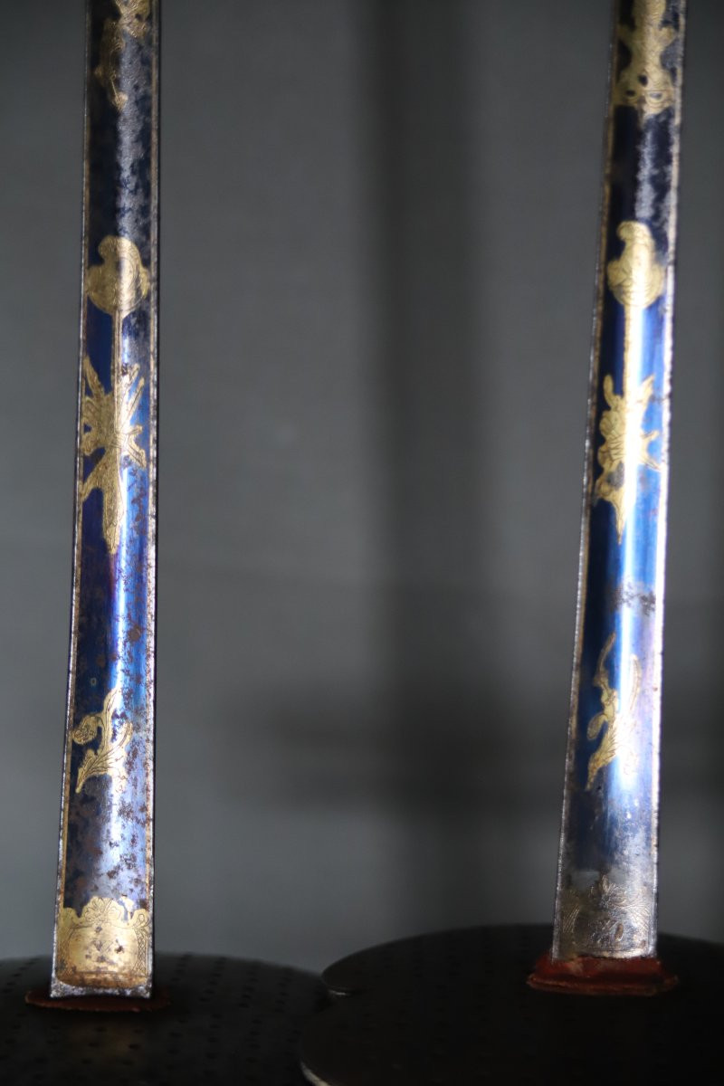 Pair Of Dueling Swords - France, Circa 1830-1840-photo-6