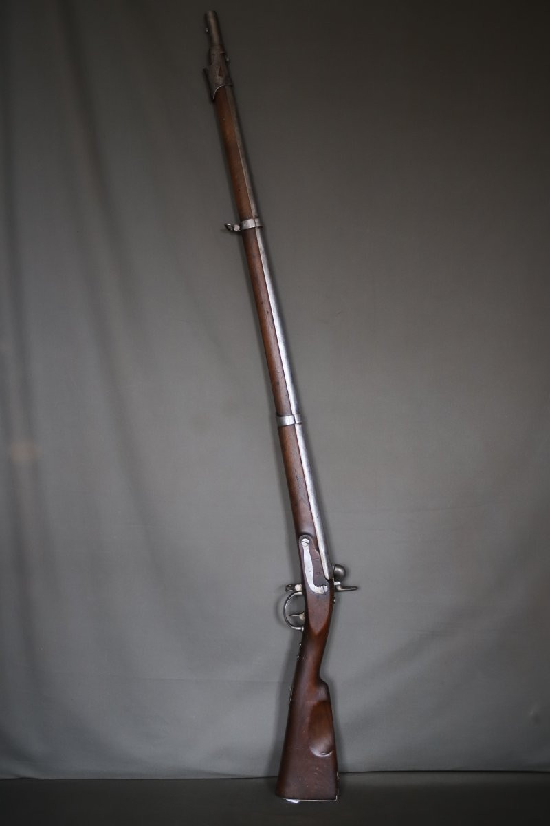 Fusil d'infanterie Français modèle 1822 T bis - France, milieu 19ème siècle-photo-4