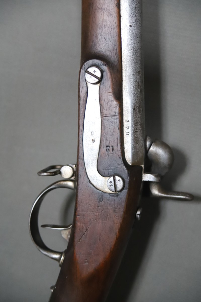 Fusil d'infanterie Français modèle 1822 T bis - France, milieu 19ème siècle-photo-4