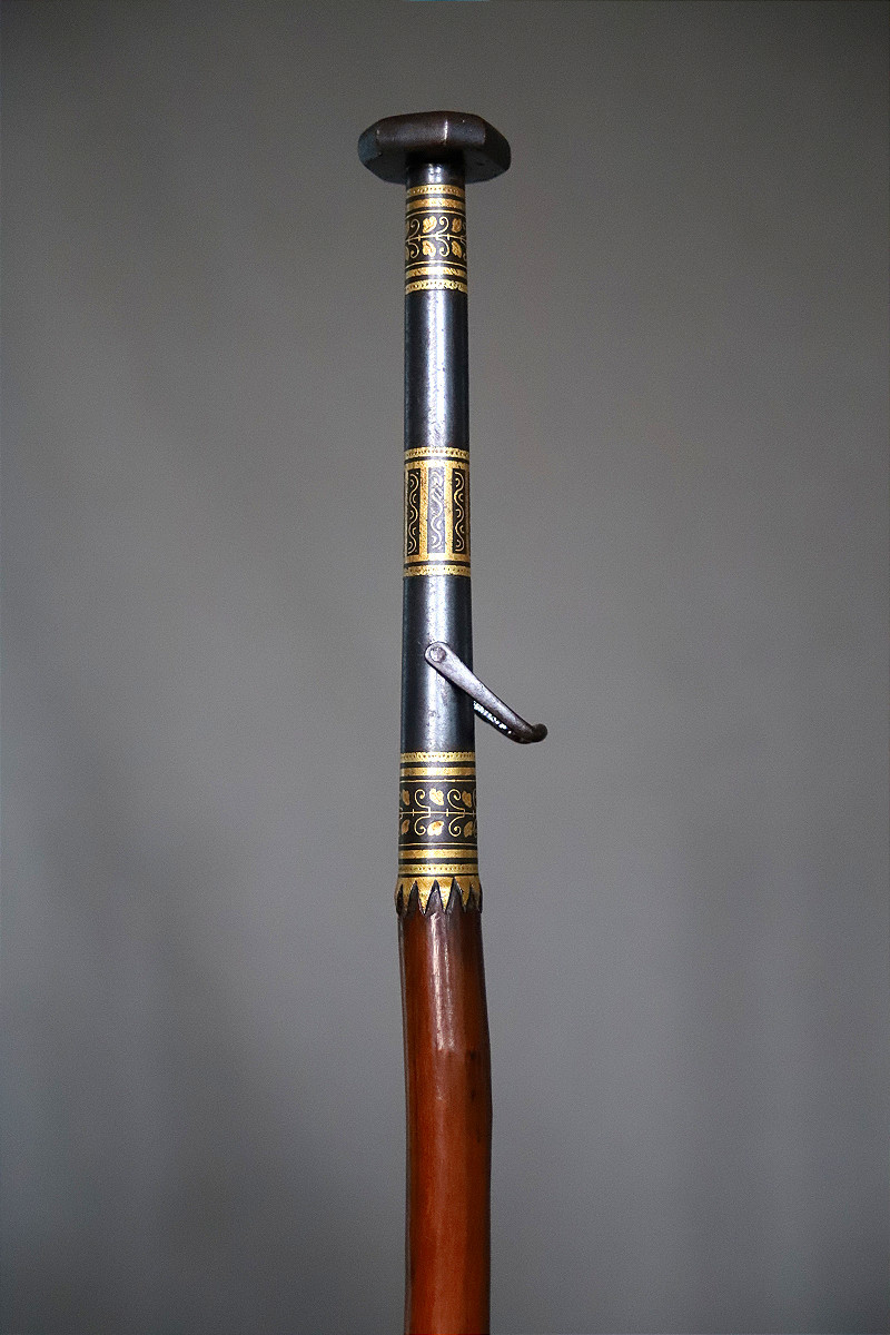 Basuqe Cane Called Makhila - Luxury Model - France, Early 20th Century
