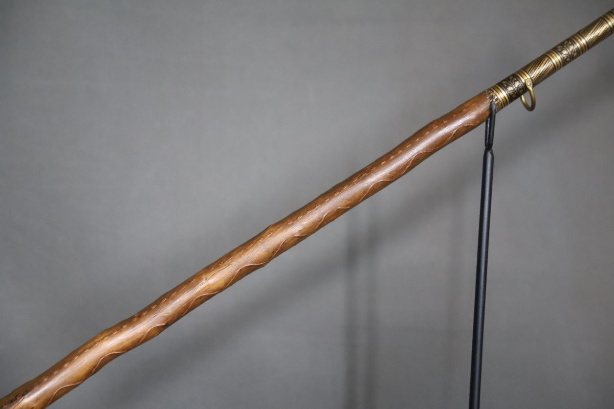 Canne Basque dite makhila - modèle de luxe - France, début 20ème siècle-photo-1