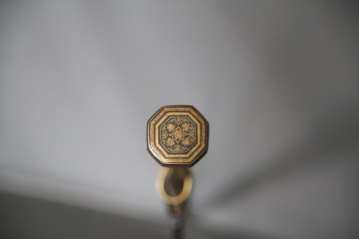 Canne Basque dite makhila - modèle de luxe - France, début 20ème siècle-photo-7