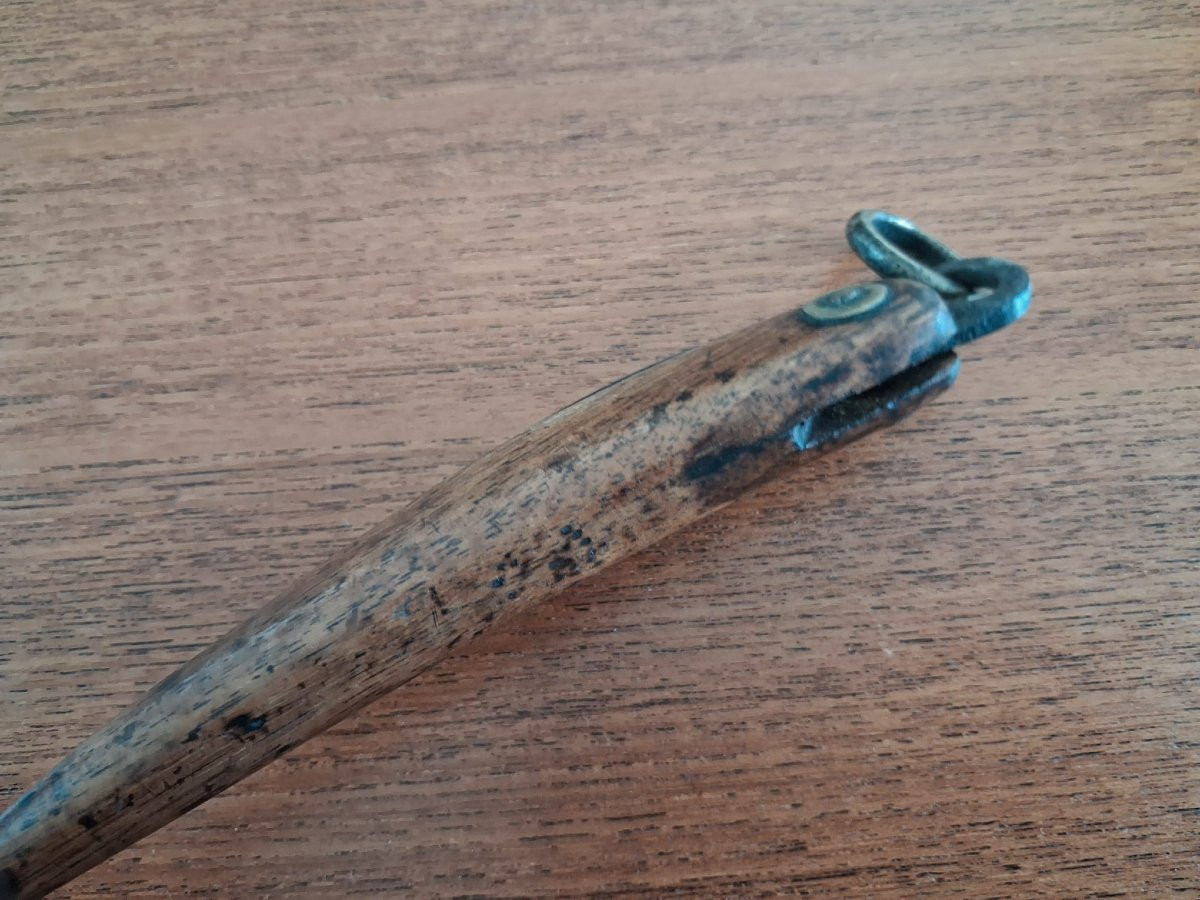 Couteau pliant traditionnel Chinois - 1ère moitié 20ème siècle ou antérieur-photo-3