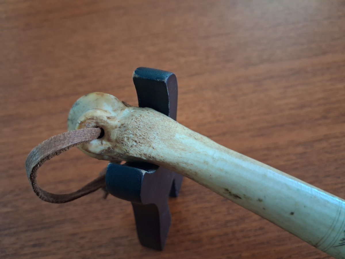 Traditional Sami Bone Knife - Scandinavia, 1st Half 20th Century Or Earlier-photo-1