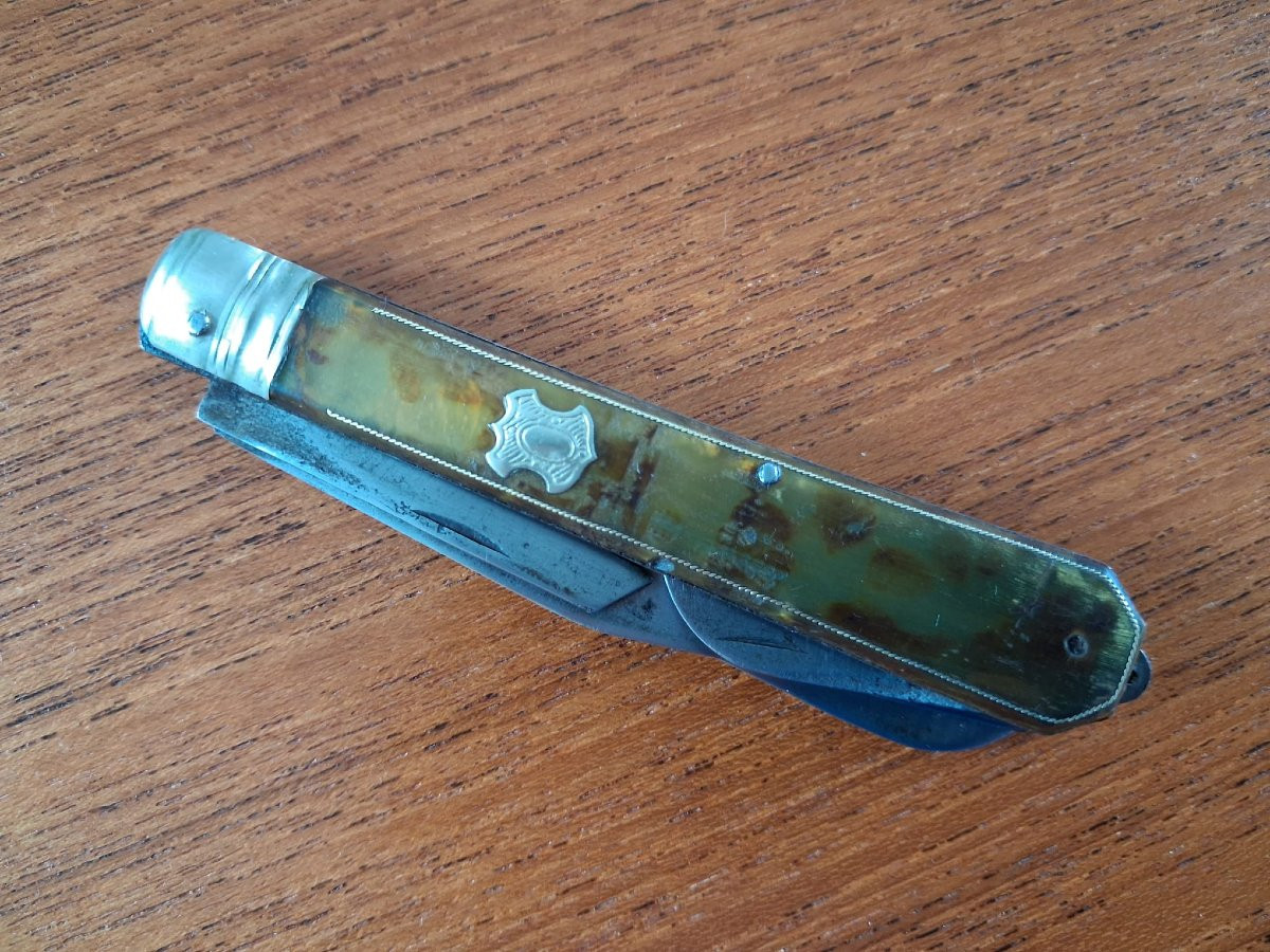 Multifunction Folding Knife - France, 19th Century-photo-2