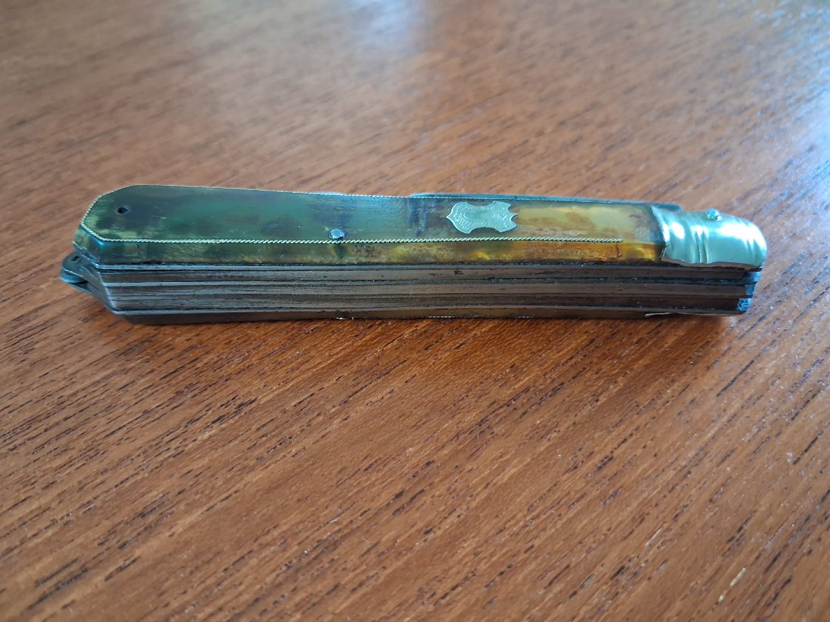 Multifunction Folding Knife - France, 19th Century-photo-1