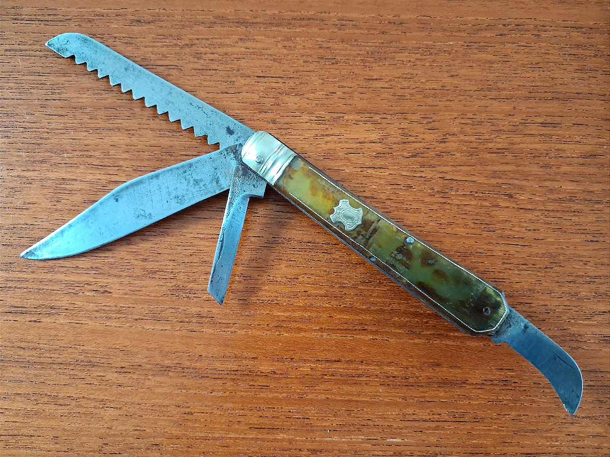 Multifunction Folding Knife - France, 19th Century