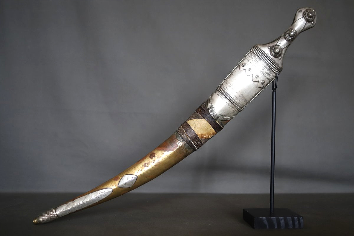 Arab Jambiya Dagger - Arabian Peninsula, Saudi Arabia Or Yemen, 19th/early 20th Century