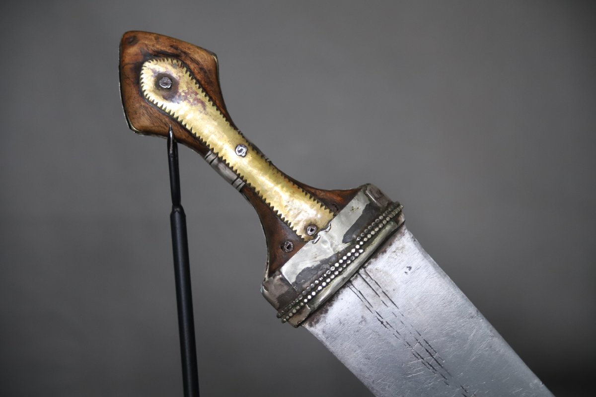 Arab Jambiya Dagger - Arabian Peninsula, Saudi Arabia Or Yemen, 19th/early 20th Century-photo-5