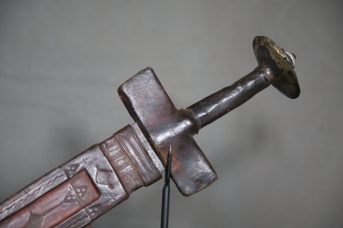 Takouba Targui Sword - Southern Algeria, Mali, Niger, Early 20th Century Or Earlier-photo-2