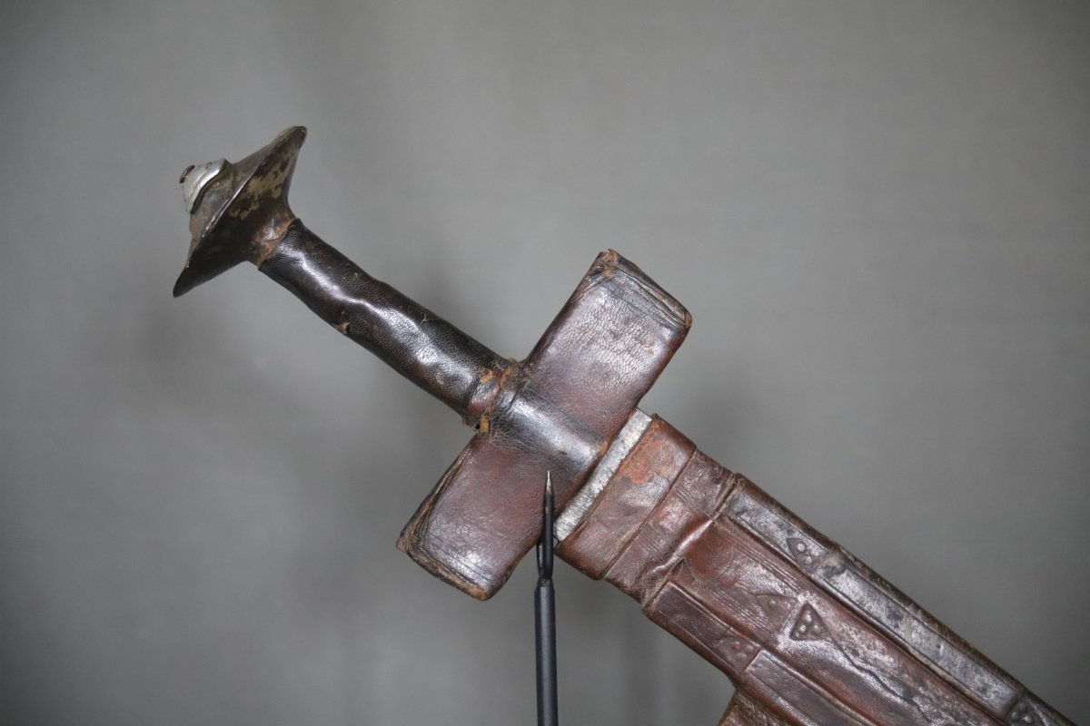 Takouba Targui Sword - Southern Algeria, Mali, Niger, Early 20th Century Or Earlier-photo-4