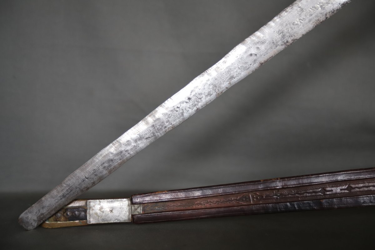 Takouba Targui Sword - Southern Algeria, Mali, Niger, Early 20th Century Or Earlier-photo-5