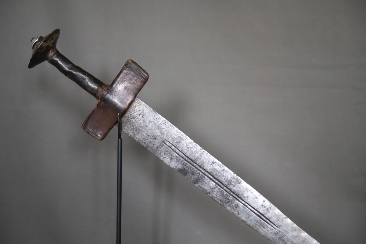 Takouba Targui Sword - Southern Algeria, Mali, Niger, Early 20th Century Or Earlier-photo-7