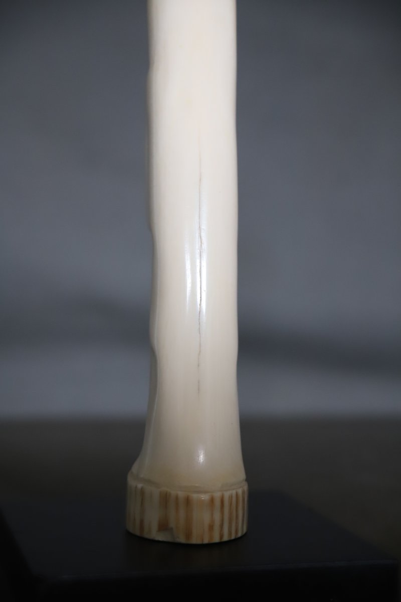 Virgin Mary In Ivory - Africa, Probably Congo, Early 20th Century-photo-4
