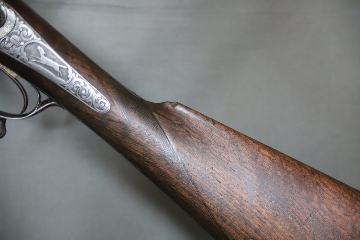 Fusil De Chasse Calibre 16  à Percussion Centrale Et Chiens Extérieurs - Fin 19ème, Catégorie D-photo-7