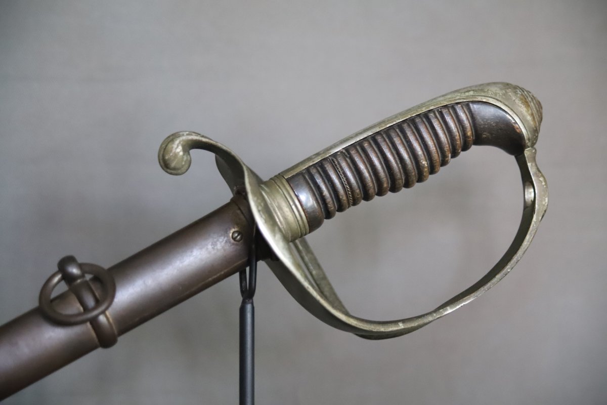 Sabre Français d'officier d'infanterie modèle 1882 - France, daté 1903-photo-7