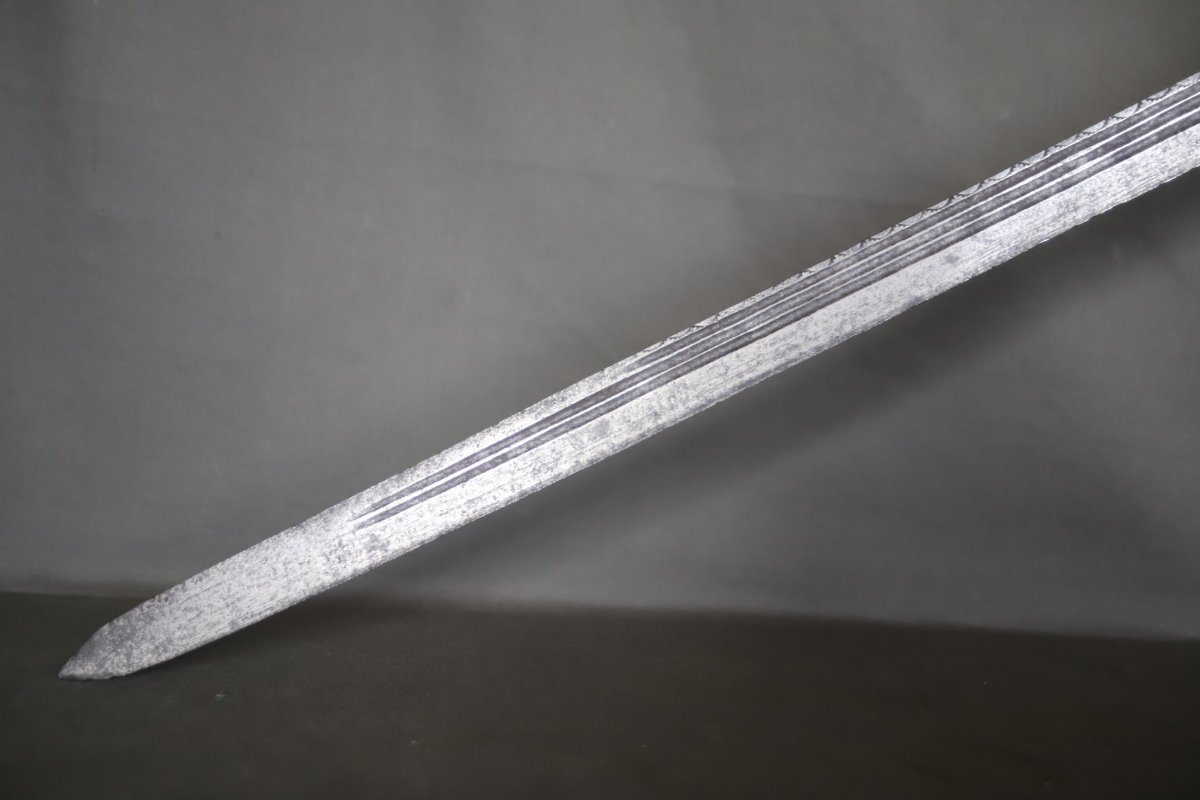 Moroccan Nimcha Sword With Strong European Blade - Morocco, 17th Century-photo-4