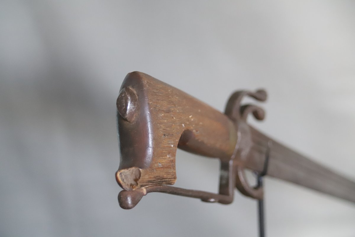 Moroccan Nimcha Sword With Strong European Blade - Morocco, 17th Century-photo-5