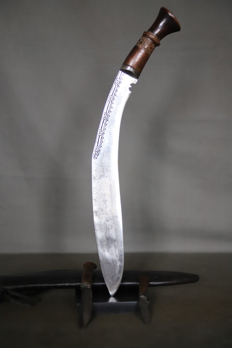 Large Nepalese Kukuri Knife (kukri, Khukri) - Nepal, 1st Half 20th Century-photo-4