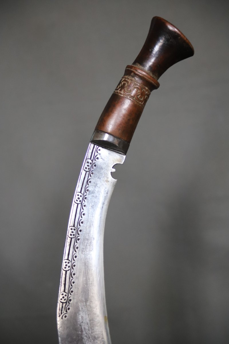 Large Nepalese Kukuri Knife (kukri, Khukri) - Nepal, 1st Half 20th Century-photo-1