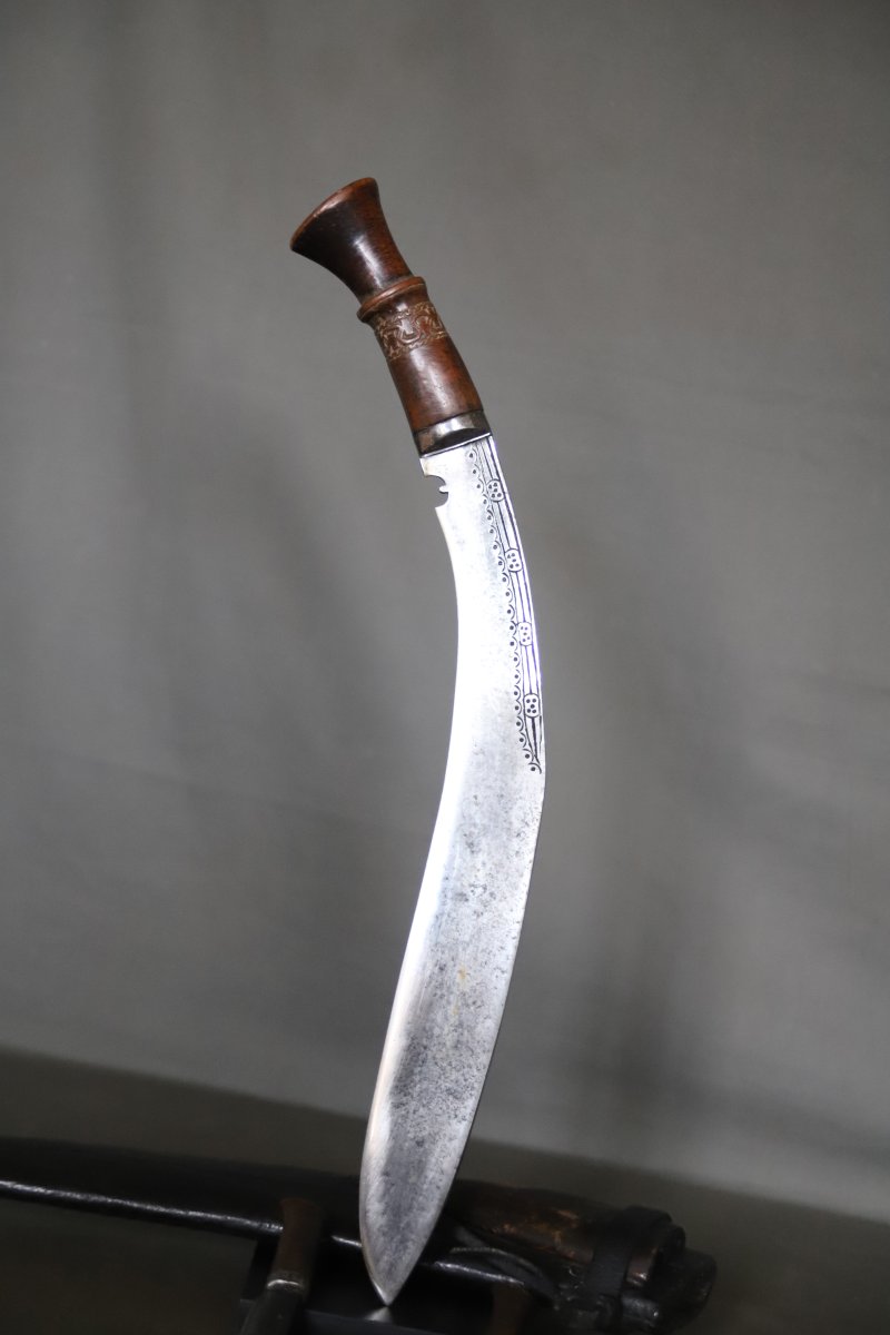 Large Nepalese Kukuri Knife (kukri, Khukri) - Nepal, 1st Half 20th Century-photo-4