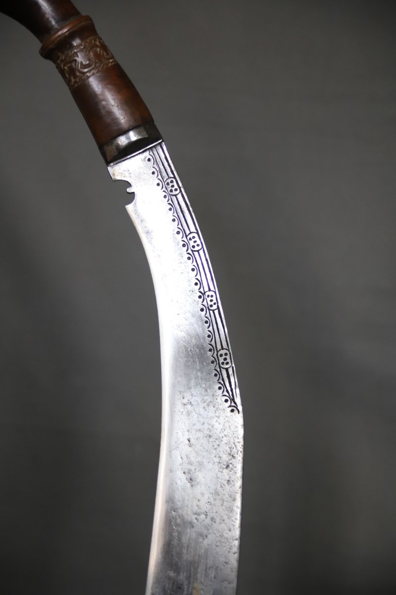 Large Nepalese Kukuri Knife (kukri, Khukri) - Nepal, 1st Half 20th Century-photo-6