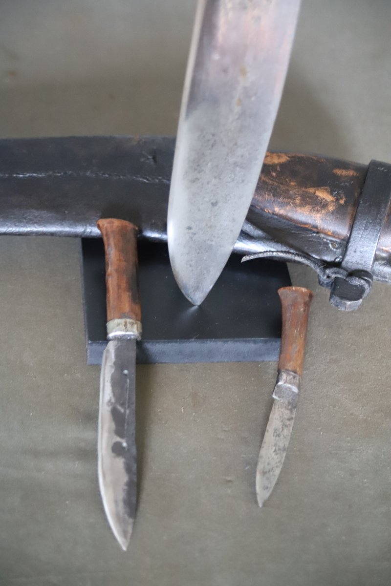 Large Nepalese Kukuri Knife (kukri, Khukri) - Nepal, 1st Half 20th Century-photo-7