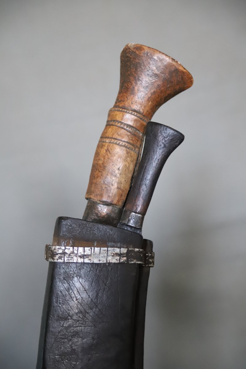 Nepalese Kukuri Knife (kukri, Khukri) - Nepal, Mid-20th Century-photo-1