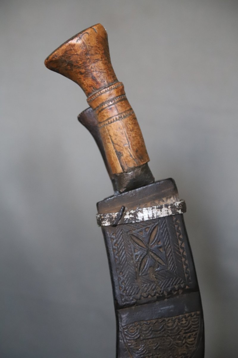 Nepalese Kukuri Knife (kukri, Khukri) - Nepal, Mid-20th Century-photo-2