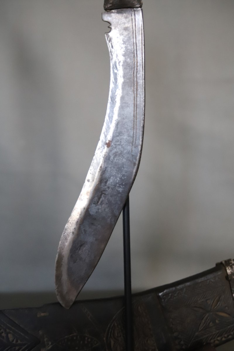 Nepalese Kukuri Knife (kukri, Khukri) - Nepal, Mid-20th Century-photo-5