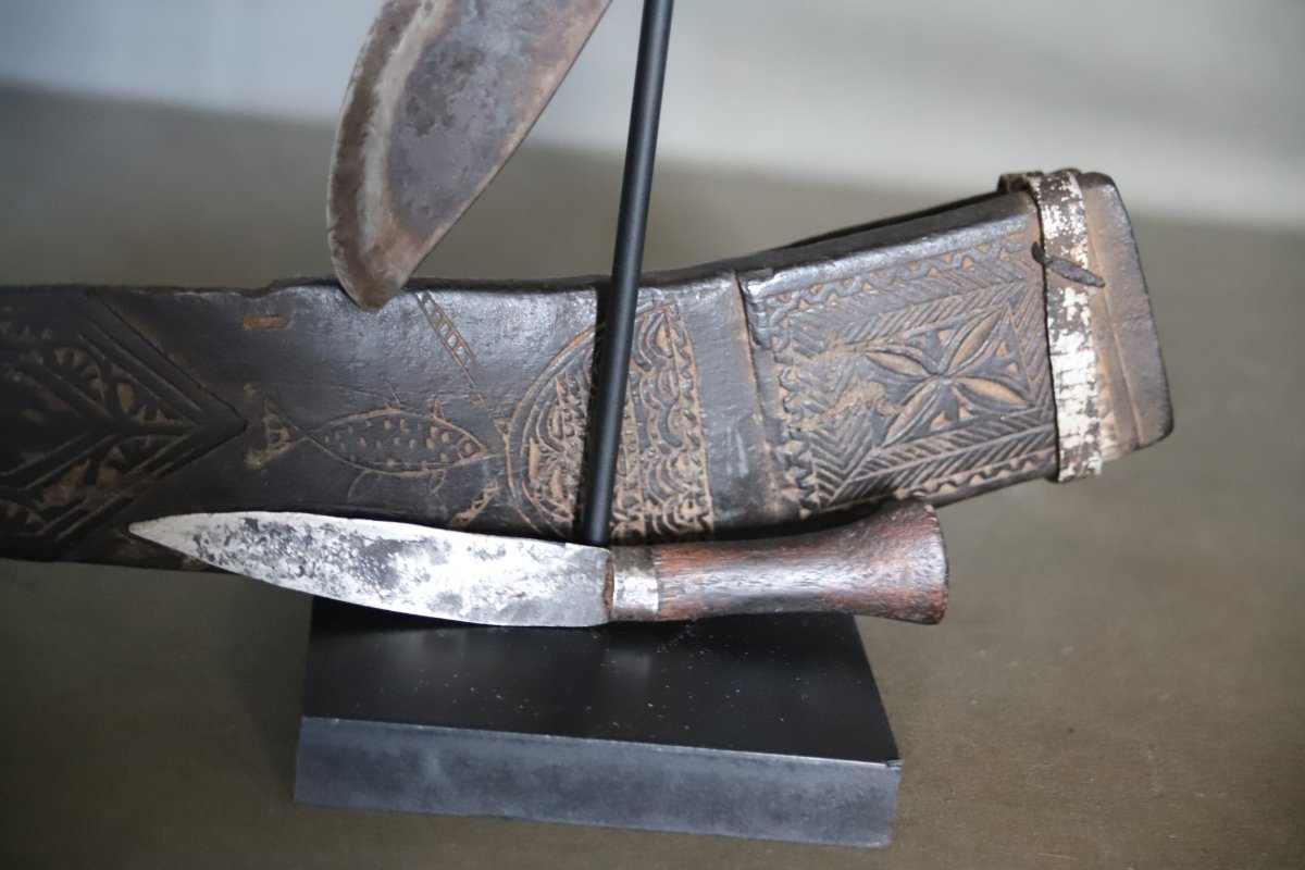 Nepalese Kukuri Knife (kukri, Khukri) - Nepal, Mid-20th Century-photo-6