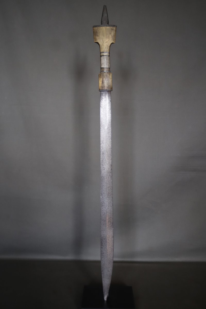 Sabre court de la corne de l'Afrique dit bilao - Abyssinie, Ethiopie, 19ème début 20ème siècle-photo-2