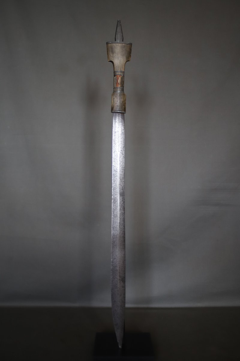 Sabre court de la corne de l'Afrique dit bilao - Abyssinie, Ethiopie, 19ème début 20ème siècle-photo-3