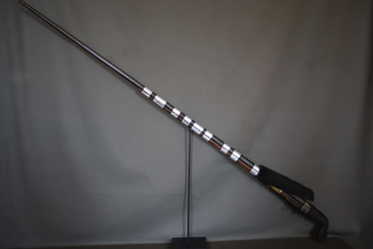 Fusil à silex Indochinois ou Chinois- Indochine, Sud Chine, 19ème-début 20ème siècle-photo-3