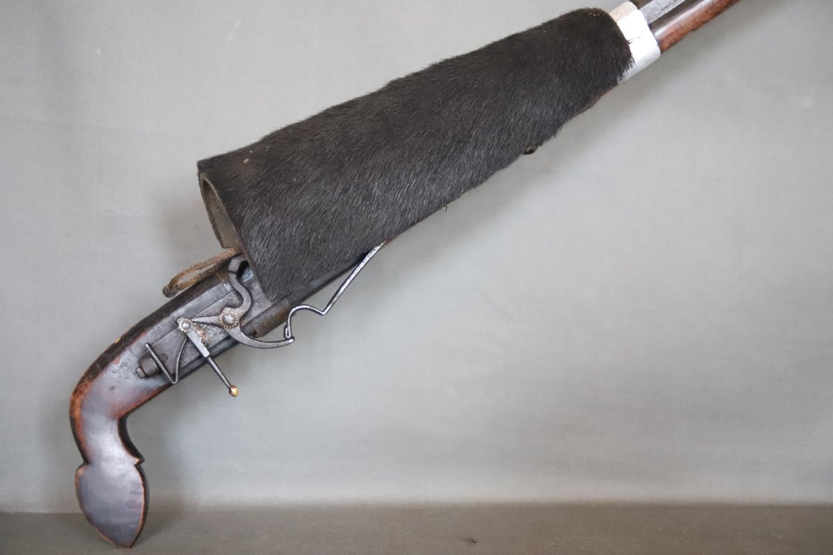Fusil à silex Indochinois ou Chinois- Indochine, Sud Chine, 19ème-début 20ème siècle-photo-2