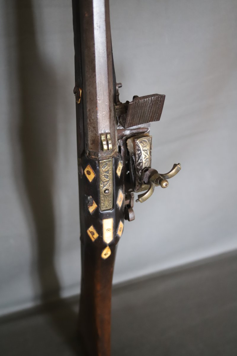 Algerian Rifle Known As The Moukhala - Algeria, 19th Century -photo-1