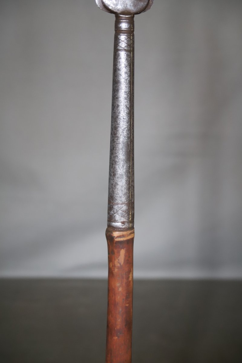Indian Short Spear With Reinforced Tip - India, 18th–19th Century-photo-5