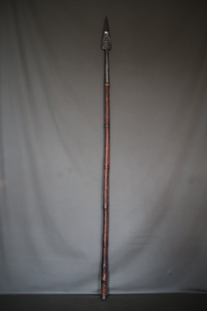 Indian Short Spear With Reinforced Tip - India, 18th–19th Century-photo-6