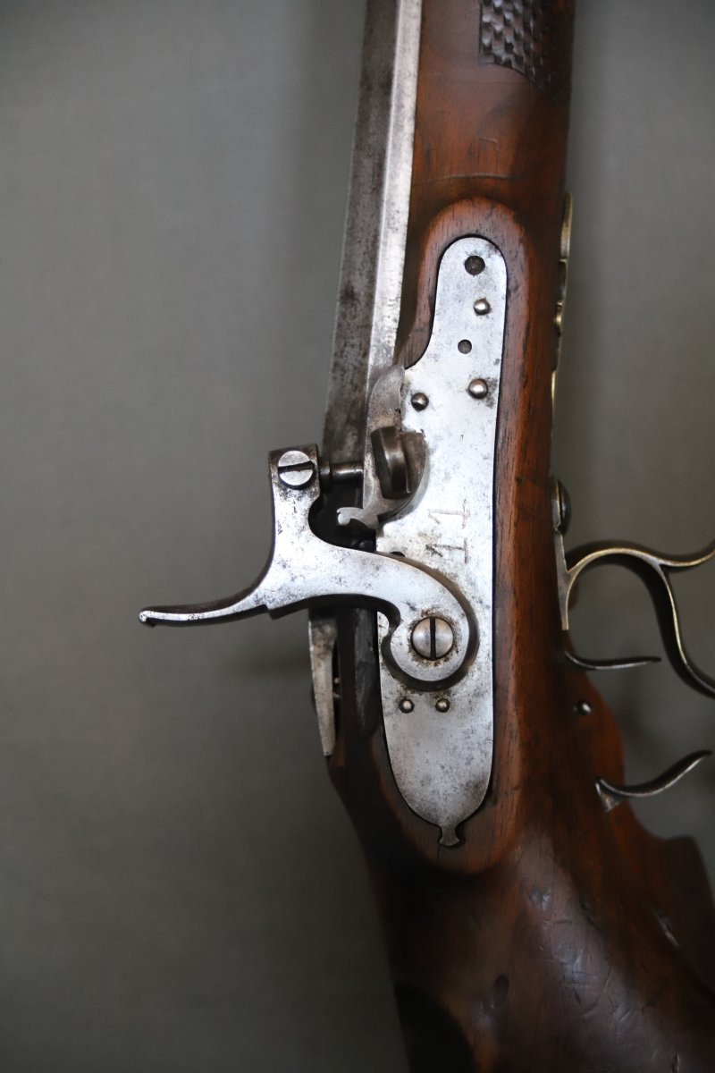 Heavy-barreled Precision Rifle - Possibly German, 19th Century-photo-1