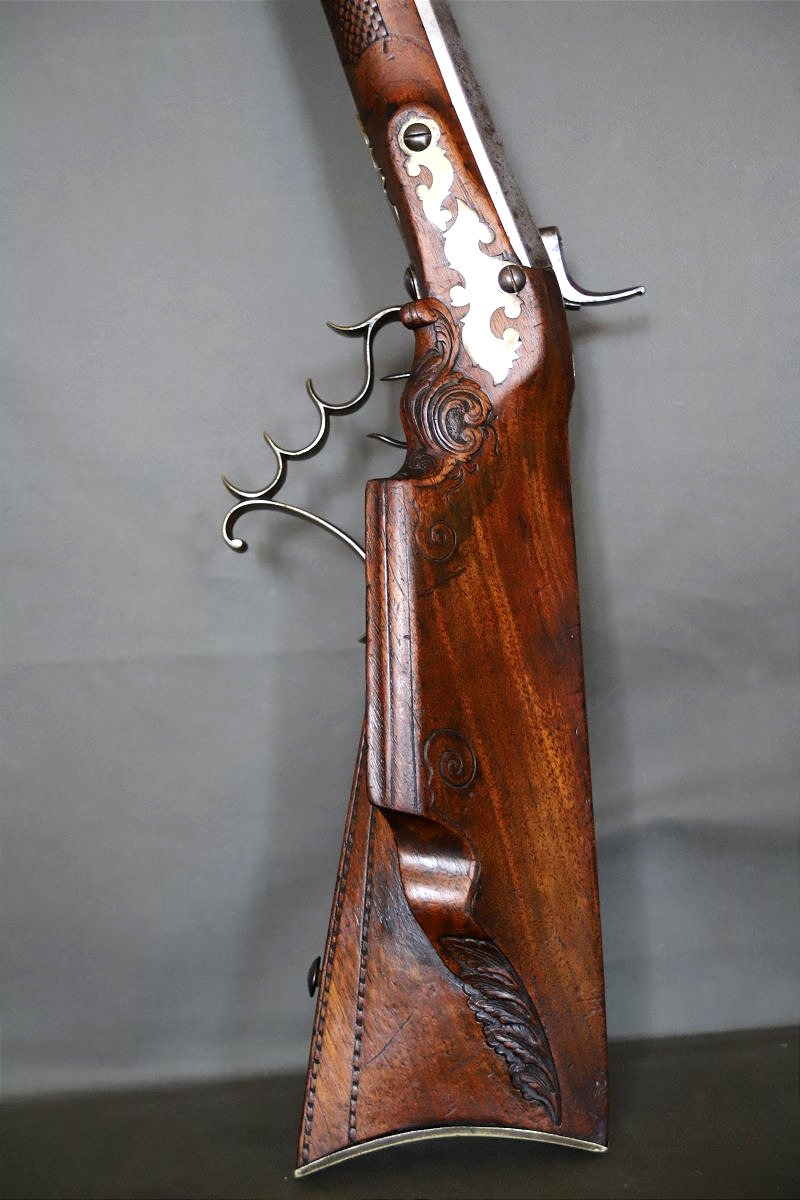 Heavy-barreled Precision Rifle - Possibly German, 19th Century