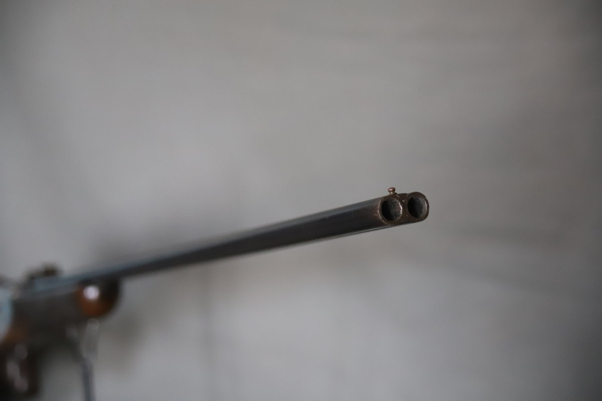 Carabine à canons juxtaposés système Warnant 9mm flobert - Fin 19ème siècle -photo-6