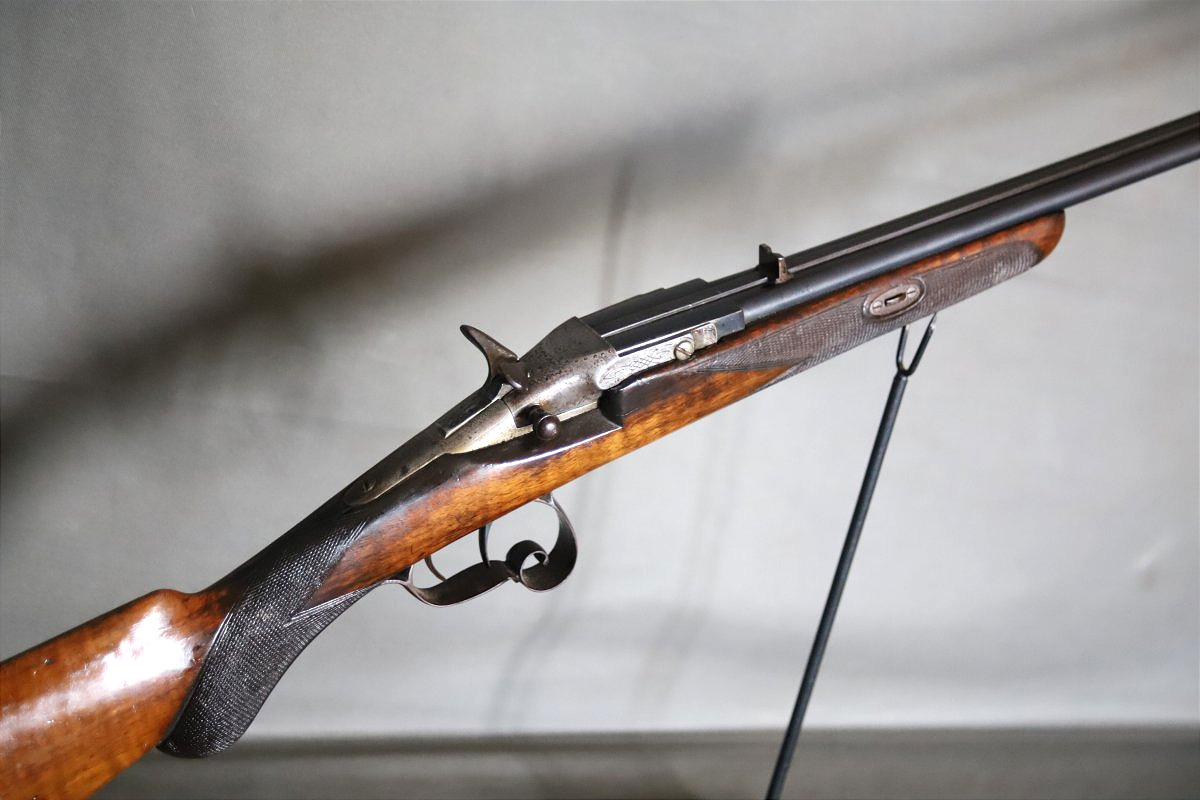 Carabine à canons juxtaposés système Warnant 9mm flobert - Fin 19ème siècle 