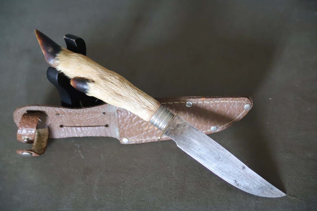 Antique German Hunting Knife - Matador Solingen, Germany-photo-2
